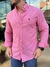 CAMISA RL M/L LINEN - ROSA