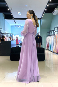 Vestido Longo Sophia Lilás - comprar online