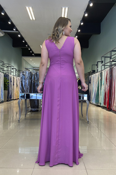 Vestido Longo Begônia Fúcsia - comprar online