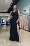 Vestido Longo Begônia Preto