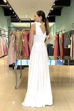 Vestido Longo Magnólia Off White - comprar online