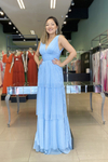 Vestido Longo Stella Azul Serenity