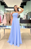 Vestido Longo Yasmin Azul Serenity