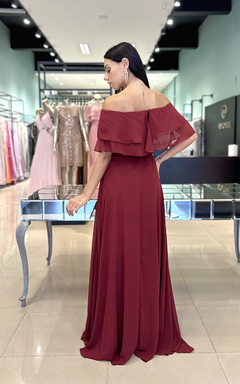 Vestido Longo Maya Marsala - comprar online