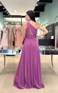 Vestido Longo Cecília Fúcsia - comprar online