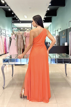 Vestido Longo Lavínia Coral - comprar online