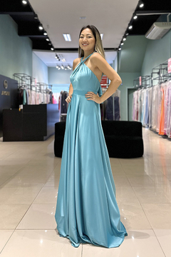 Vestido Longo Diana Azul