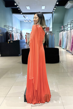 Vestido Longo Paola Coral - comprar online