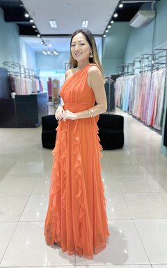 Vestido Longo Rebeca Coral