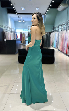 Vestido Longo Milena Verde - comprar online