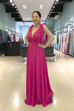 Vestido Longo Magnólia Pink