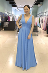 Vestido Longo Girassol Azul Serenity