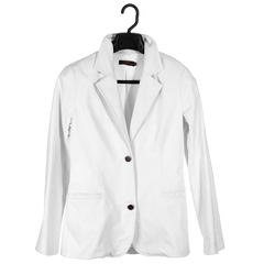 blazer jeans branco