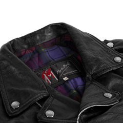 jaqueta perfecto com bolsos internos e frontais