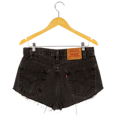 shorts jeans boyfriend cintura alta levis 501