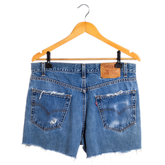 shorts jeans mom cintura alta levis