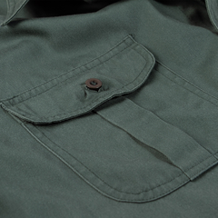 camisa vintage militar manga longa