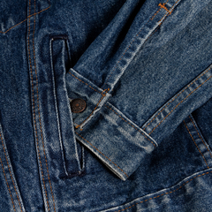 jaqueta jeans vintage anos 90