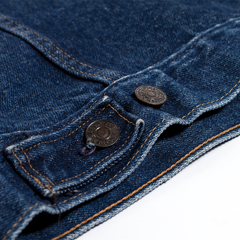 jaqueta jeans vintage plain pockets