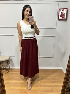 SAIA MANHATTAN BORDÔ - Roupa feminina | Up Modas