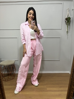 CALÇA TRACK PANTS ROSA