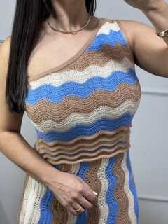 VESTIDO ISIS AZUL - Roupa feminina | Up Modas