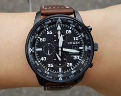 Reloj Citizen Hombre CA069517E Eco Drive Cuero - tienda online