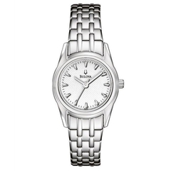 Reloj Bulova Dama 96L127 Clasico Plateado