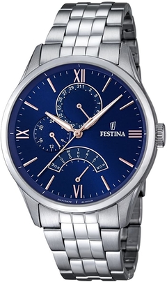 Reloj Festina Hombre F16822 Retro Blue Dial