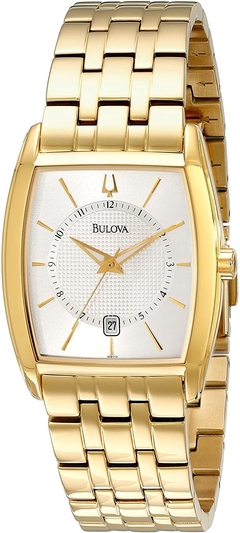 Reloj Bulova Hombre 97B113 Clasico Gold