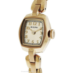 Reloj Bulova Dama 97L155 Clasico Dorado - comprar online