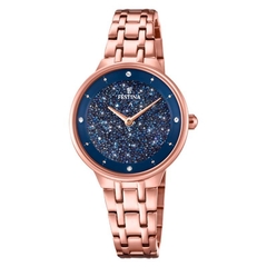 Reloj Festina Dama F20384 3 Malla Tejida Swarovski Oficial