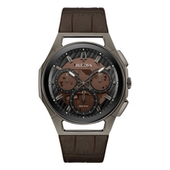 Reloj Bulova Hombre Cuero Curv 98a231