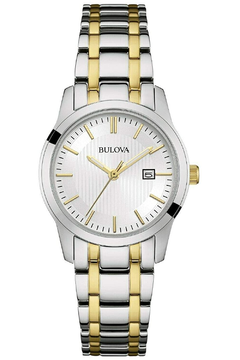 Reloj Bulova Dama 98M122 Clasico Combinado