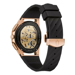 Reloj Bulova Hombre 98a185 Curv Oro Rose Oficial - comprar online