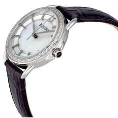 Reloj Bulova Dama 96R147 Diamond Leather - comprar online