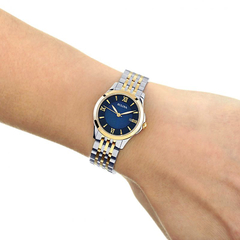 Reloj Bulova Dama 98M124 Classic Blue Dial - tienda online