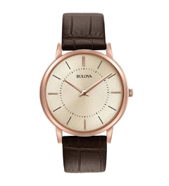 Reloj Bulova Hombre 97A126 Clasico Cuero