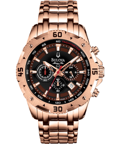 Reloj Bulova Hombre 97B121 Marine Star Rose Gold