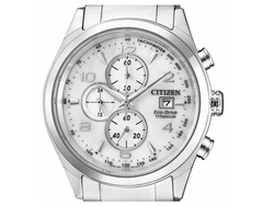 Reloj Citizen Hombre Ca065082a Eco Drive Titanium - comprar online