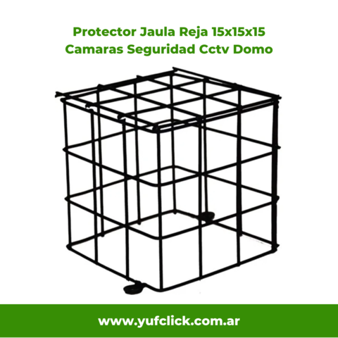 Protector Jaula Reja Camaras Seguridad Cctv 15X15X15