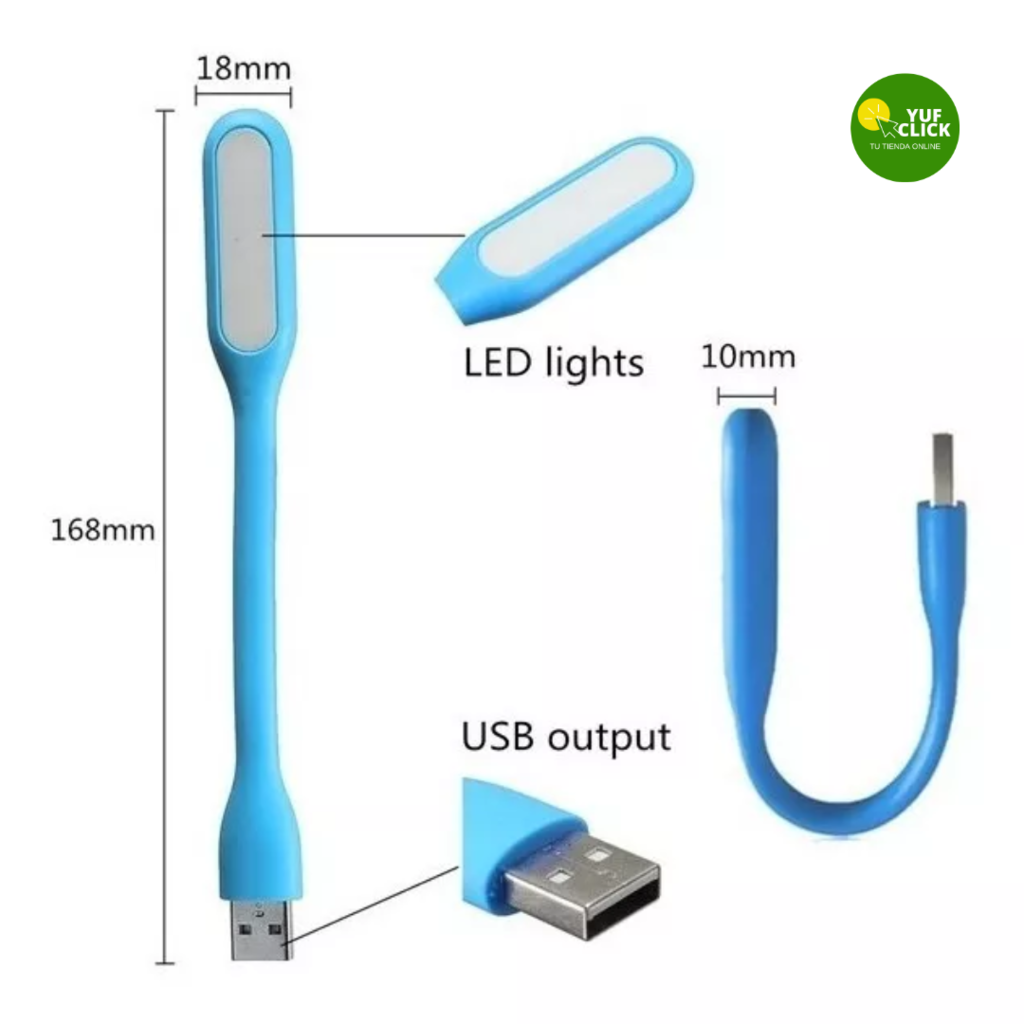 Ofertas en Luz Led Mini Portátil Usb Flexible Lámpara Usb Led Colores