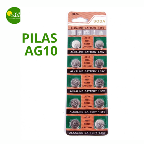 PILAS AG10 - Yufclick - Tienda De Insumos Informáticos