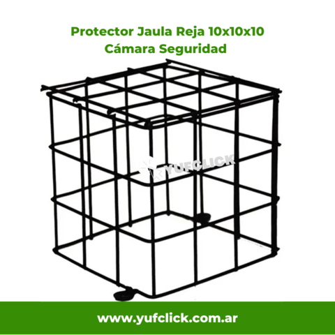 Protector Jaula Reja Camaras Seguridad Cctv 10X10X10
