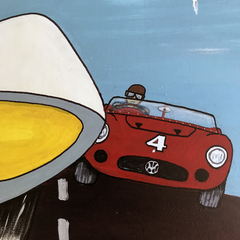 Pintura original Meteoro vs Fangio - Noordiq