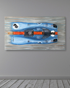 Pintura original Porsche 917 Gulf