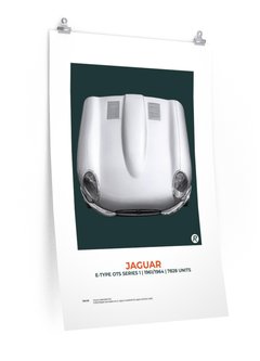 Poster Capot Jaguar E-Type en internet