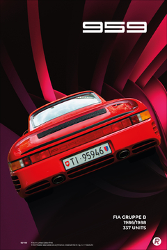 Poster Porsche 959 - comprar online