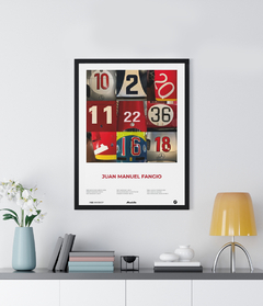 Poster Números de Fangio - comprar online