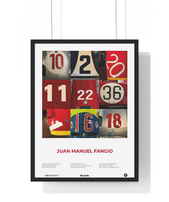 Poster Números de Fangio